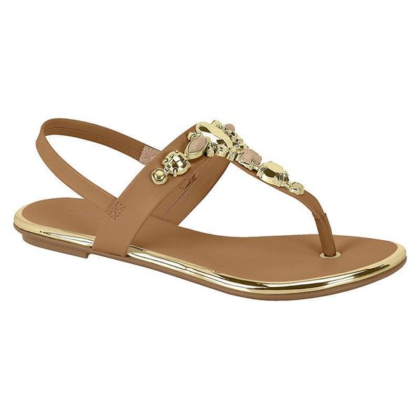 Sandalias Mujer Marca Beira Rio Color Camel