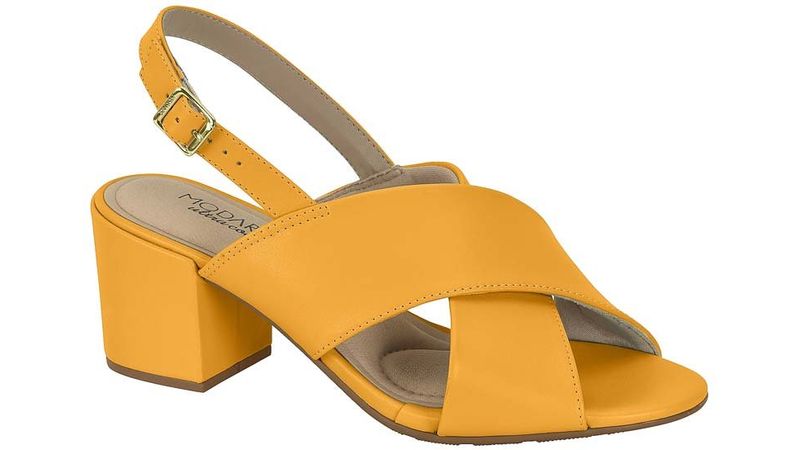 SANDALIAS MUJER MARCA MODARE COLOR MOSTAZA Springstep