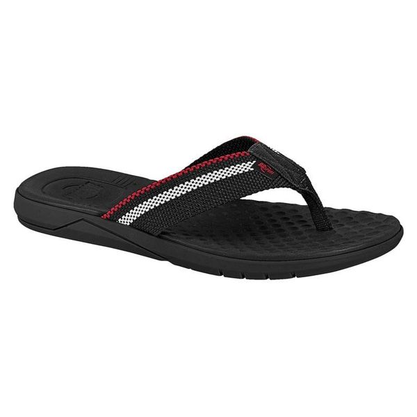 Sandalias Hombre Marca Br Sport Color Negro/Blanco