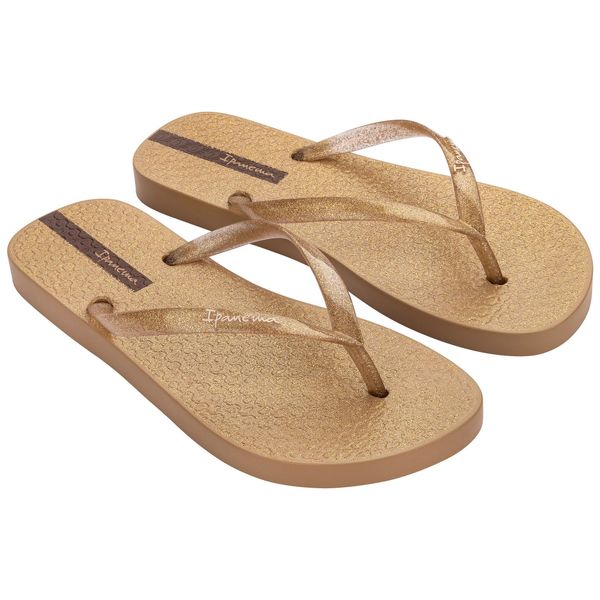 Chanclas Mujer Marca Ipanema Color Beige/Glitter