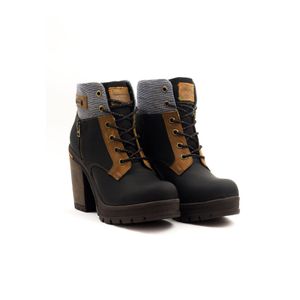 BOTAS MUJER MARCA SAN POLOS COLOR NEGRO