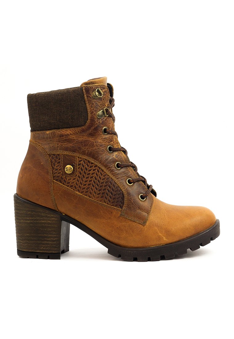 Botines color sales miel mujer