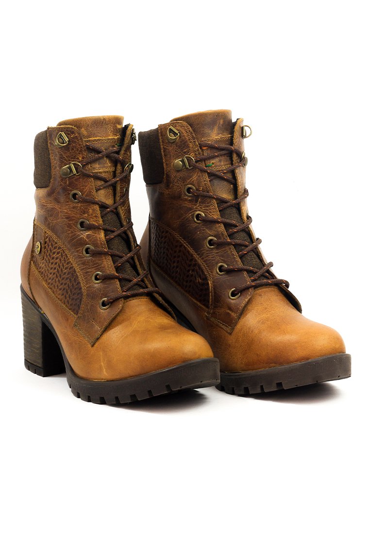 BOTINES MUJER MARCA SAN POLOS COLOR MIEL Springstep