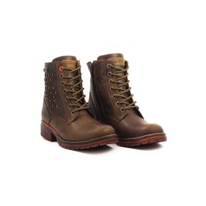BOTINES MUJER MARCA SAN POLOS COLOR PARDO