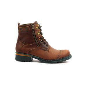BOTINES MUJER MARCA SAN POLOS COLOR COÑAC