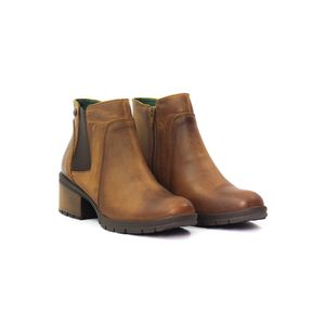 BOTINES MUJER MARCA SAN POLOS COLOR MIEL
