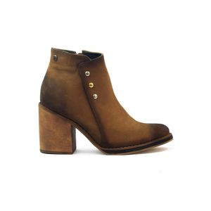 BOTINES MUJER MARCA SAN POLOS COLOR MIEL