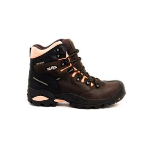 BOTINES MUJER MARCA SAN POLOS COLOR CAFÉ