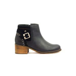 BOTINES MUJER MARCA SAN POLOS COLOR NEGRO