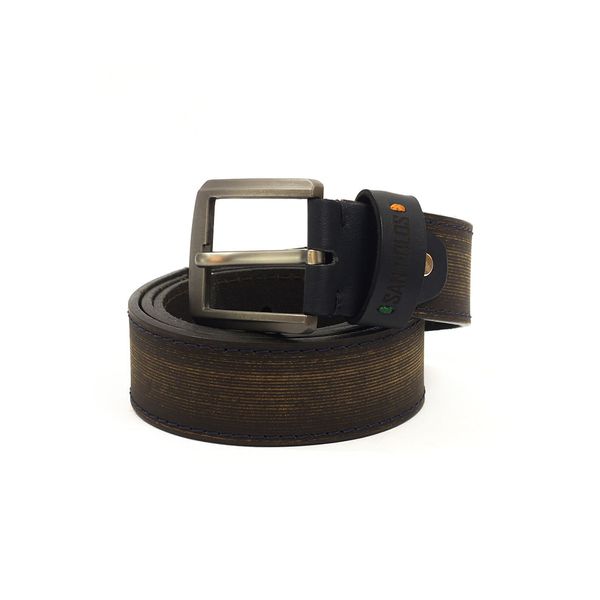 Cinturones Hombre Marca San Polos Color Cafe