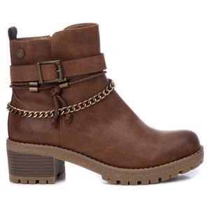 BOTINES MUJER MARCA REFRESH COLOR CAFE