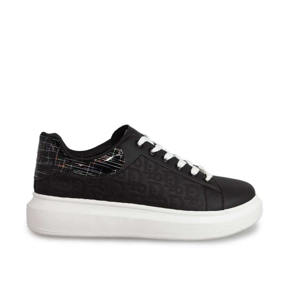 Tenis negro mujer casual online