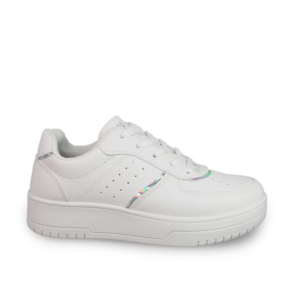 Tenis Casual Moda Mujer Marca Via Spring Color Blanco