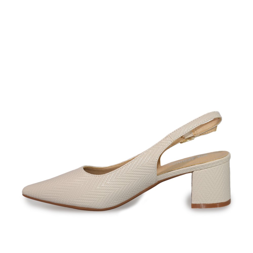 Tacones beige store
