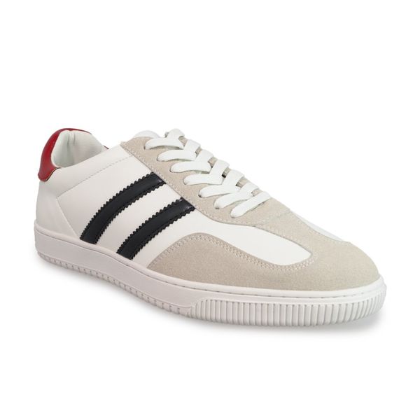 Tenis Deportivos Hombre Marca Breaker Color Blanco/Gris