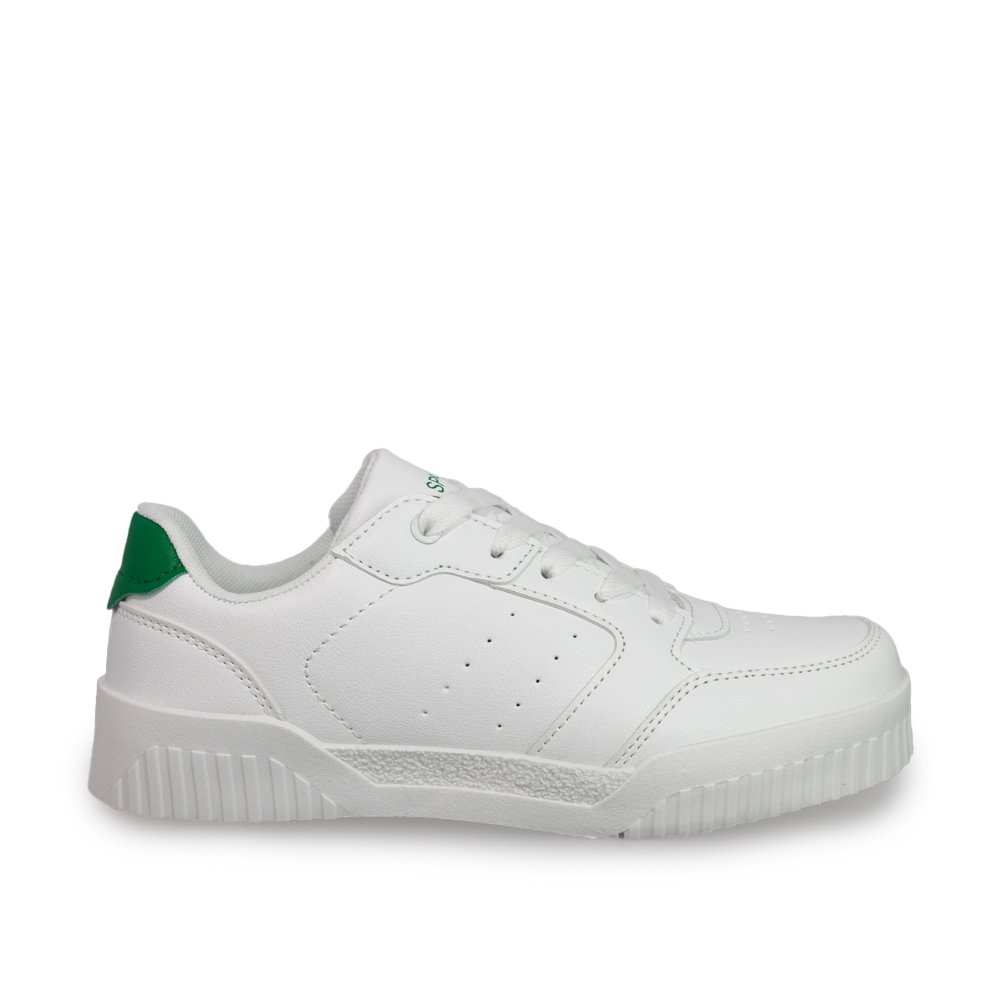TENIS MUJER MARCA VIA SPRING COLOR BLANCO