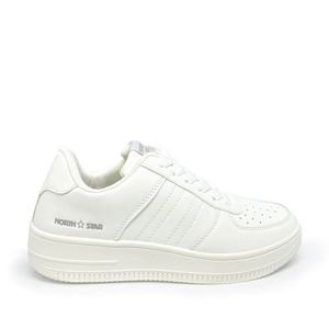 TENIS ESCOLARES MARCA NORTH STAR COLOR BLANCO