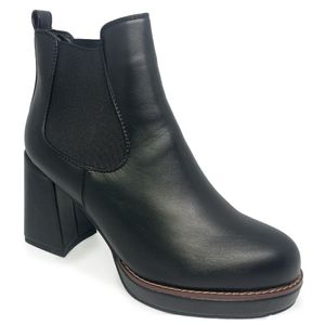 BOTAS MUJER MARCA VIA SPRING COLOR NEGRO