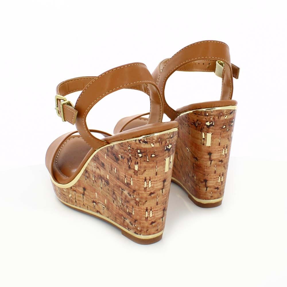 SANDALIAS MUJER MARCA VIZZANO COLOR CAF Springstep