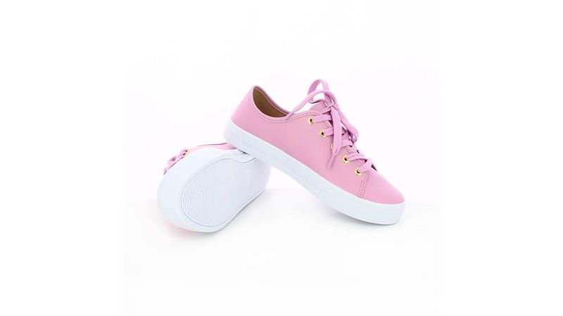 Tenis moleca best sale flatform rose