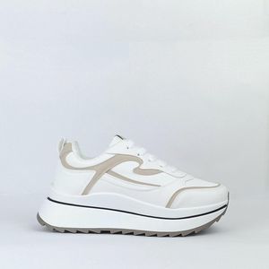 TENIS CASUAL MUJER MARCA KANNA & CO COLOR BLANCO