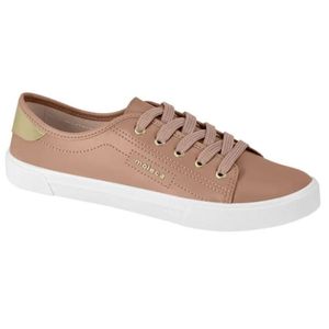 TENIS CASUAL MUJER MARCA MOLECA COLOR BEIGE