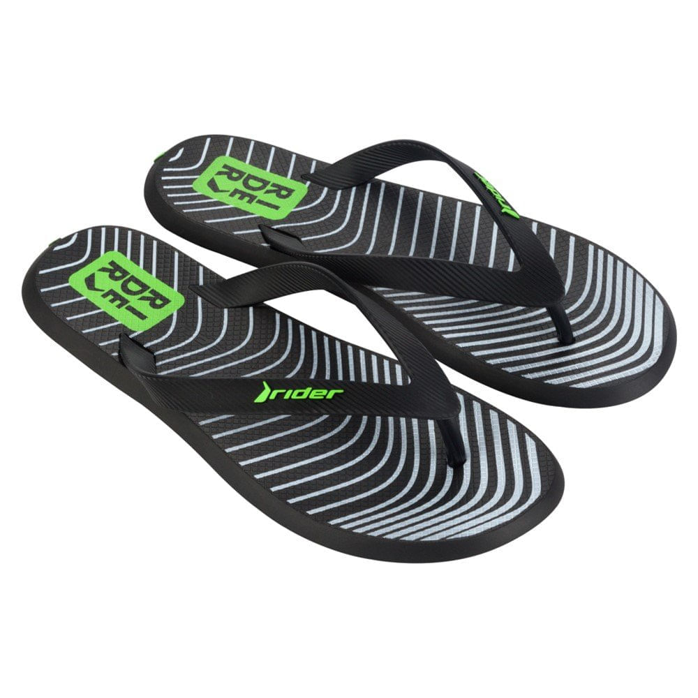 CHANCLAS HOMBRE MARCA RIDER COLOR NEGRO Springstep