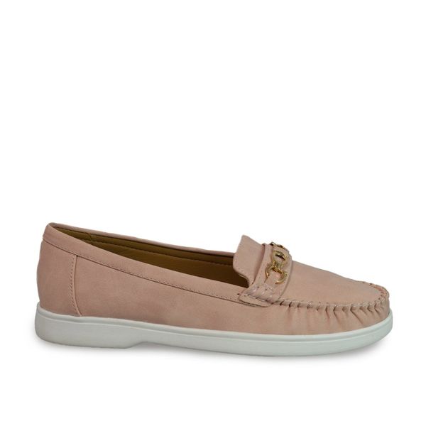 Mocasines Mujer Marca Via Spring Color Marron