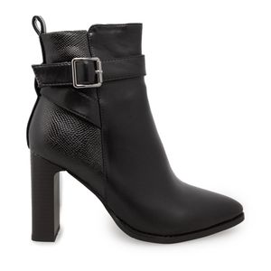 MUJER BOTIN  MARCA VIA SPRING COLOR NEGRO