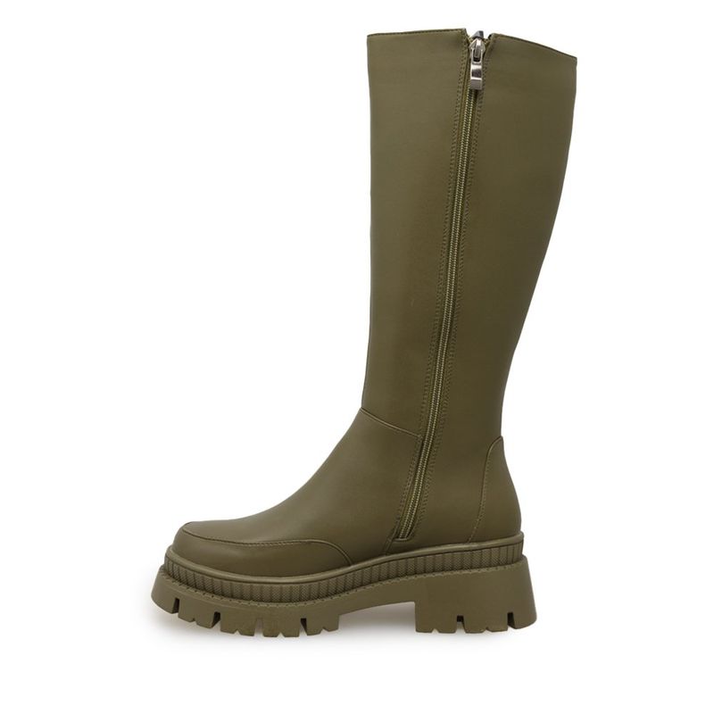 Mujer-Botas-Marca-Via-Spring-Color-Verde-Oliva-Talla-38-2