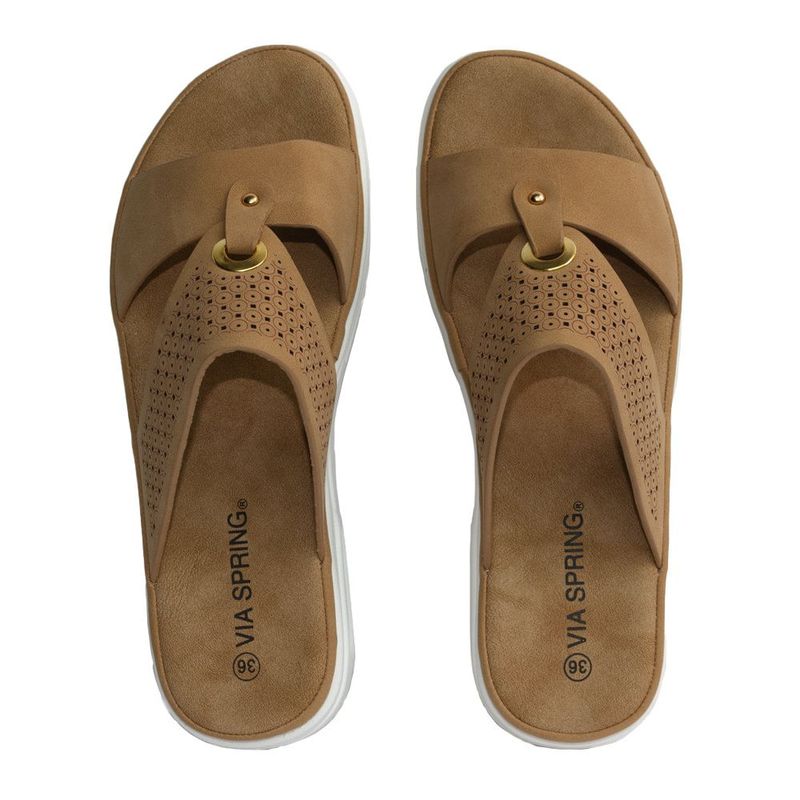 Mujer-Sandalias-Marca-Via-Spring-Color-Cafe-Talla-37-4