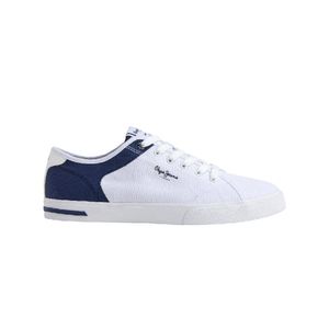 HOMBRE CASUAL MARCA PEPE JEANS COLOR BLANCO/AZUL