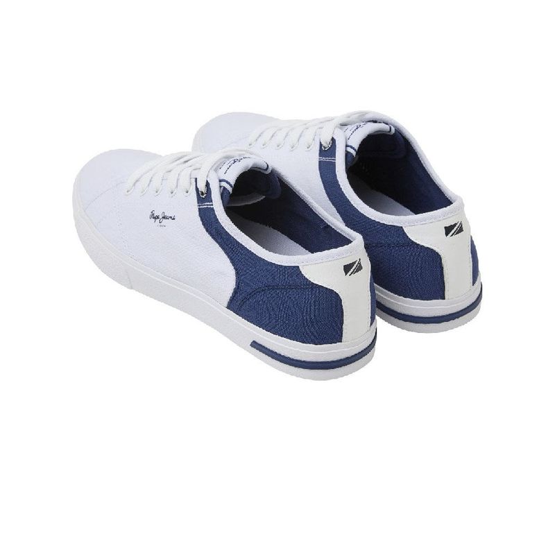 Hombre-Casual-Marca-Pepe-Jeans-Color-Blanco-azul-Talla-45-2