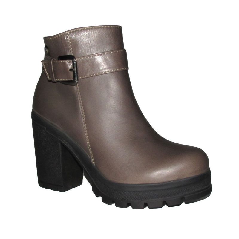 Mujer-Botines-Marca-Opposite-Negro-Gris-Talla-38-1