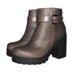 Mujer-Botines-Marca-Opposite-Negro-Gris-Talla-38-3