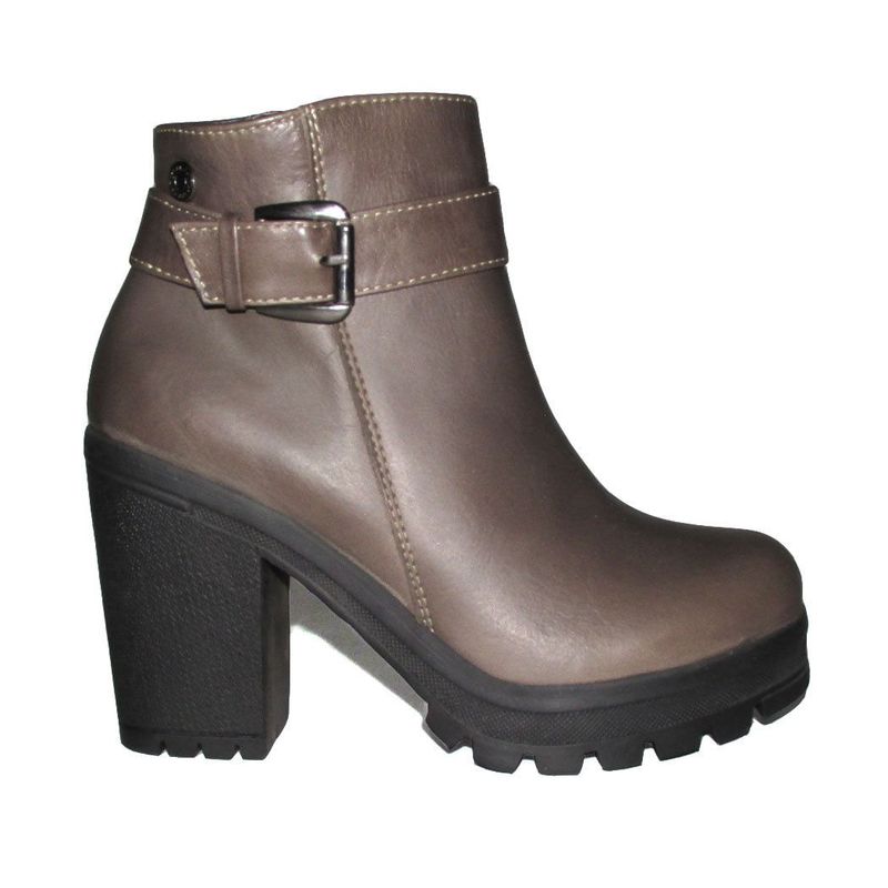 Mujer-Botines-Marca-Opposite-Negro-Gris-Talla-37-0