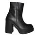 Mujer-Botines-Marca-Opposite-Cafe-Negro-Talla-39-0
