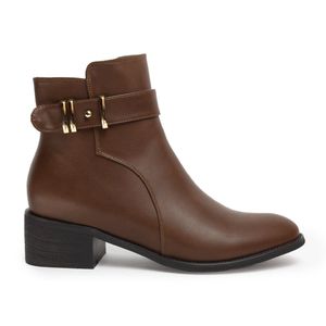 MUJER BOTAS MARCA VIA SPRING COLOR  CAFÉ