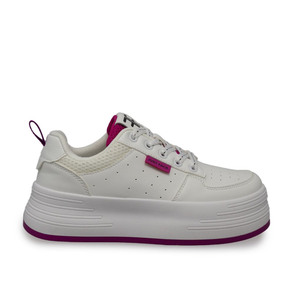 TENIS CASUAL MUJER MARCA FACE2FACE COLOR BLANCO Springstep