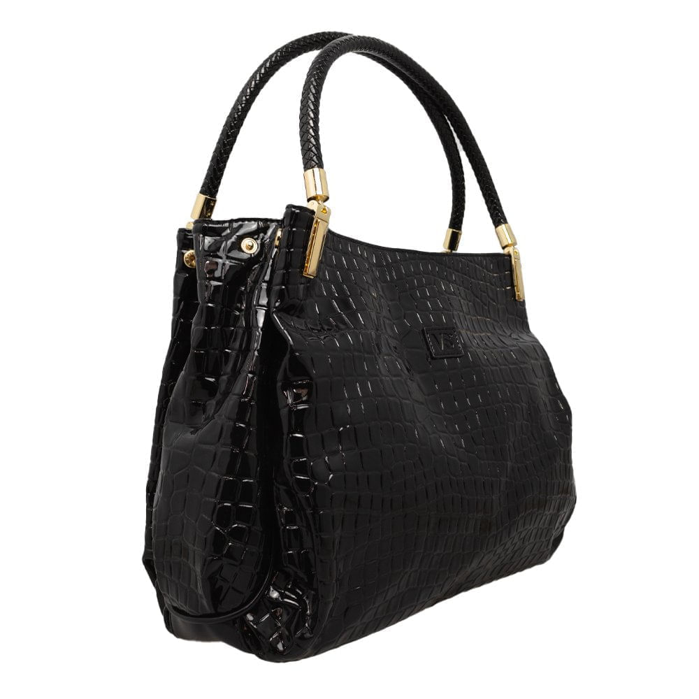 BOLSOS MUJER MARCA VIA SPRING COLOR NEGRO Springstep