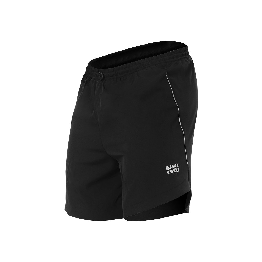 PANTALONETA RUNNING HOMBRE MARCA NKI COLOR NEGRO Springstep