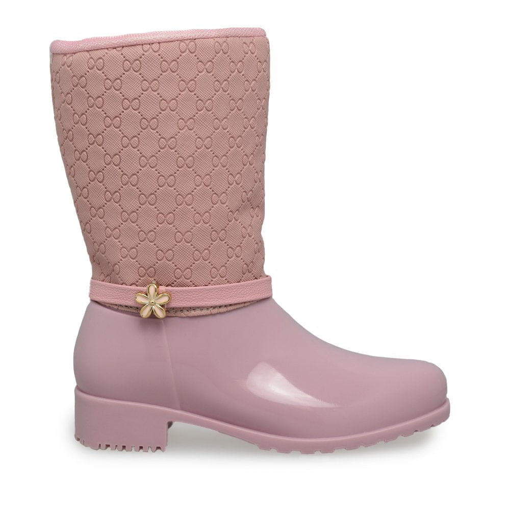 BOTAS IMPERMEABLES NI A MARCA SUPRESAN COLOR ROSE Springstep
