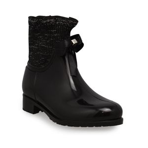 BOTAS IMPERMEABLES NIÑA MARCA SUPRESAN COLOR NEGRO
