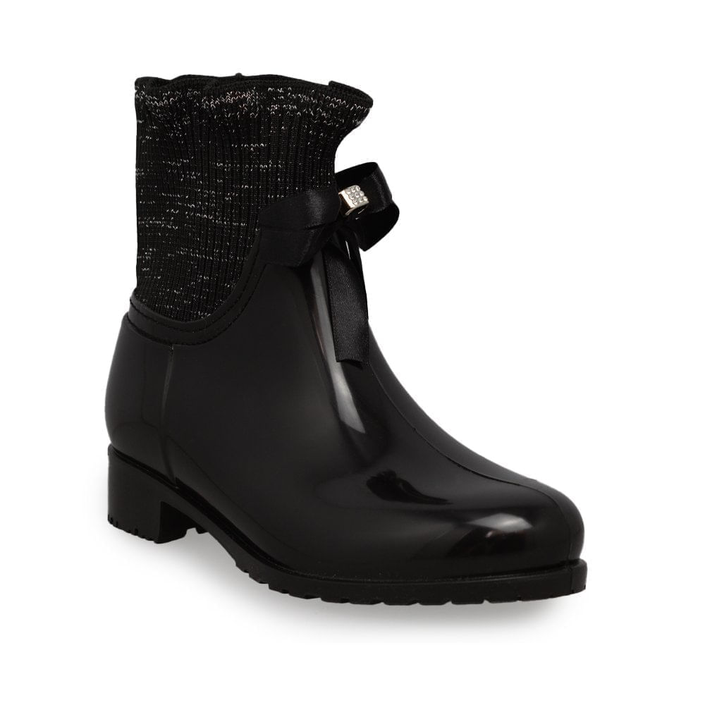 BOTAS IMPERMEABLES NI A MARCA SUPRESAN COLOR NEGRO Springstep