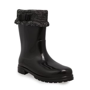 BOTAS IMPERMEABLES NIÑA MARCA SUPRESAN COLOR NEGRO