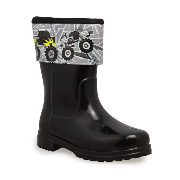 BOTAS IMPERMEABLES NIÑO MARCA SUPRESAN COLOR NEGRO