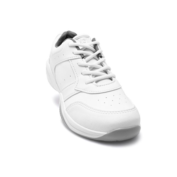 Tenis Escolares Unisex Marca Venus Color Blanco/Gris