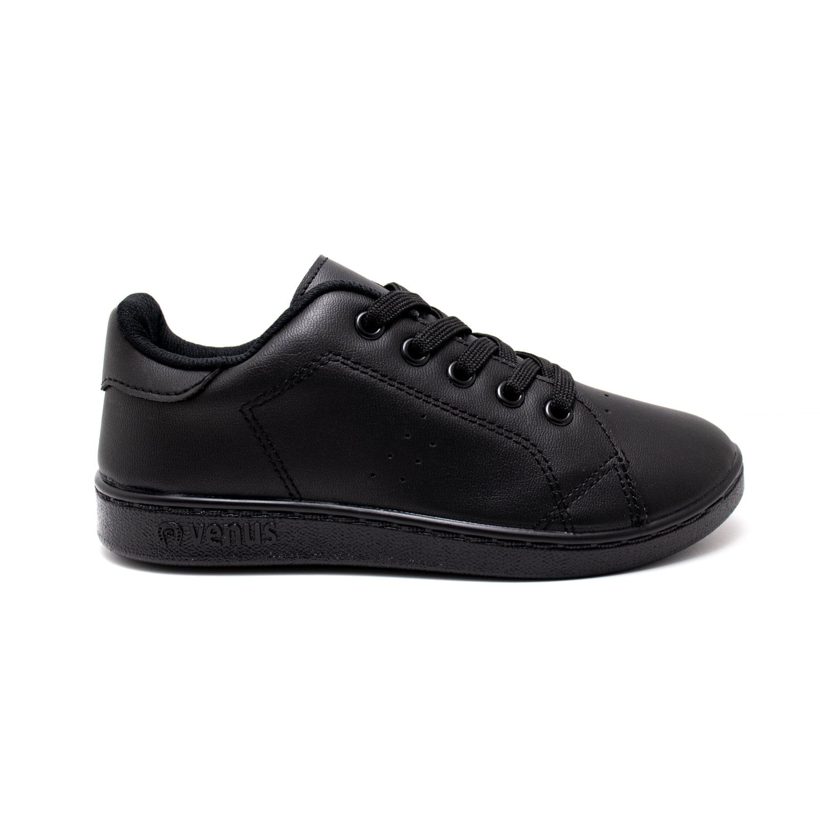 TENIS ESCOLARES UNISEX MARCA VENUS COLOR NEGRO NEGRO Springstep