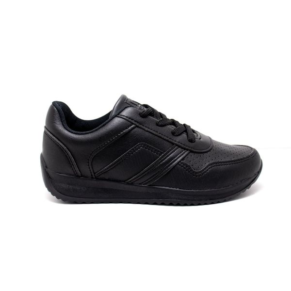 Tenis Escolares Unisex Marca Venus Color Negro/Negro