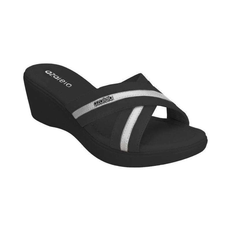 Sandalias-Mujer-Marca-Azaleia-Color-Negro/plata-Talla-39-0